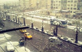 عاصفة ثلجية تضرب سوريا ولبنان