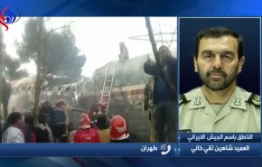 الجيش الايراني: استشهاد جميع أفراد طاقم الطائرة عدا مهندس الطيران

