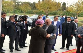 ظريف من کردستان العراق جدد بأعلی صوته فشل الحظر الامريکي القاسي