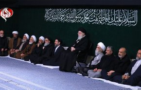 آية الله خامنئي يحضر مراسم عزاء ذكرى استشهاد فاطمة الزهراء (س)