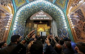 شاهد: المرقد العلوي المطهر يكتظ بجموع الزائرين المعزين
