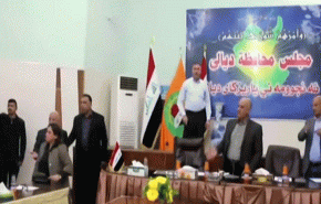 بالفيديو..مشادات كلامية ساخنة في مجلس ديالى