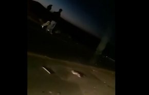 مشاهد اولية للعملية التي استهدفت حافلة لحرس الثورة