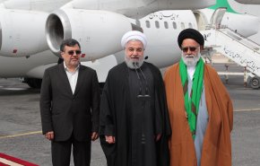 رئیس جمهور وارد بندر لنگه شد