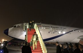 رئيس مجلس الشورى الاسلامي يصل الى بكين