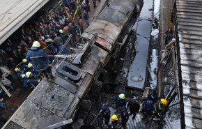 وسائل إعلام : 'مشاجرة' أدت إلى اندلاع حريق محطة مصر 