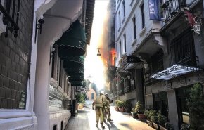 مصرع 4 أشخاص في حريق باسطنبول
