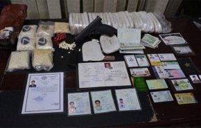 الحشد الشعبی يفكك عصابة ضمن شبكة دولية للمتاجرة بالمخدرات والآثار في بغداد