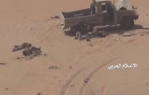 تدمير 3 أطقم للمرتزقة  قبالة نجران ومصرع من عليها