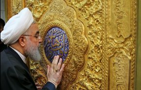 الرئیس روحاني یصل النجف الاشرف