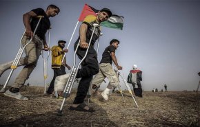 إضراب مفتوح عن الطعام لجرحى مسيرات العودة 