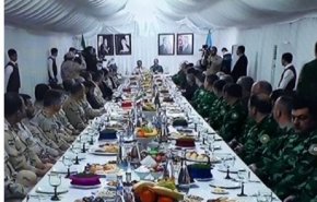 حرس حدود ايران وآذربيجان يحتفلون بعيد النوروز