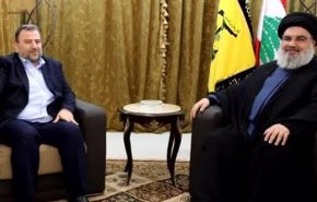 السيد نصر الله يستقبل وفدا من حماس ويبحثان الاوضاع في غزة والمنطقة