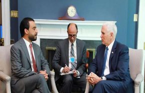 الحلبوسي وبينس يبحثان مكافحة الإرهاب
