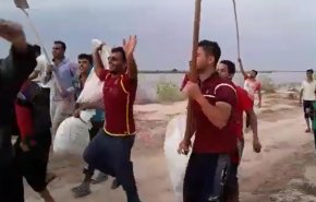 شاهد .. هكذا استعد شباب أهواز لمواجهة السيول