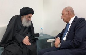 نبيه بري يلتقي السيد السيستاني في النجف
