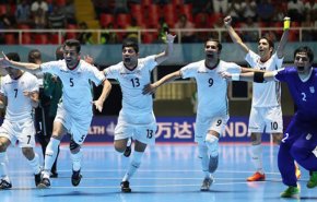 ايران في المرتبة الثالثة عالميا بكرة الصالات