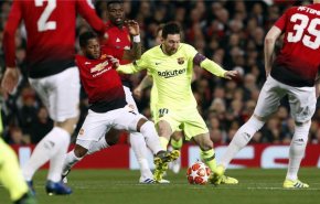 للمرة الاولى في تاريخه .. برشلونة يهزم مانشستر يونايتد