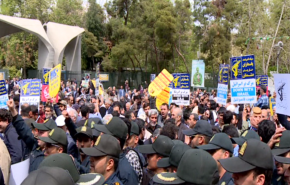 بالفيديو.. شوارع طهران تعلن رفضها للقرار الامريكي بشان حرس الثورة