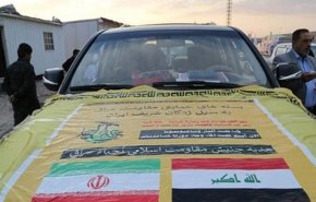 قافلة مساعدات حركة النجباء العراقية تدخل الى ايران
