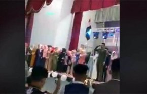 اعتقال منظم حفلات جامعات ذي قار اثر عزف نشيد محظور