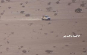 كمين محكم لآلية للمنافقين في صحراء الاجاشر في اليمن