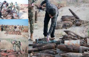 الحشد يعثر على عشرات العبوات الناسفة جنوب غرب سامراء