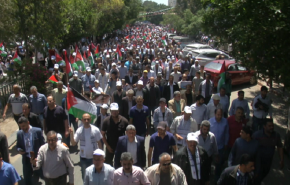  تظاهرة حاشدة بمشاركة كافة الفصائل الفلسطينية في غزة+فيديو