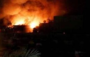 شاهد .. اول فيديو لانفجار المنطقة الخضراء في بغداد 