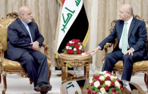 هذا ما قاله برهم صالح للسفير الايراني ببغداد