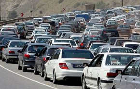 جاده کندوان و هراز بخاطر ترافیک سنگین یک طرفه شد