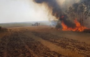 حرائق في مستوطنات غلاف غزة بسبب البالونات الحارقة