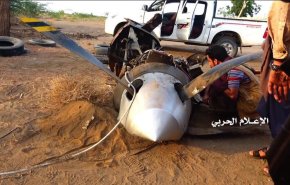 القوات اليمنية تسقط طائرة تجسسية في الساحل الغربي