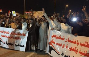 شاهد: تظاهرات في البصرة لدق أخر جرس انذار للحكومة