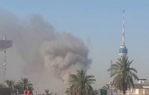 بالصور.. اندلاع حريق في دائرة احوال المنصور