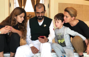 'تويتر' يكشف متى اختلف بن راشد مع زوجته 'هيا'