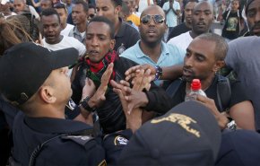 آلاف اليهود الإثيوبيين يتظاهرون في 'اسرائيل'