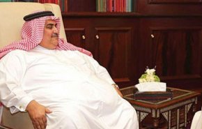 اهالى غزة يخصصون صورة لوزير خارجية البحرين لرجمها