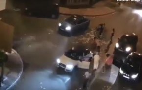 شاهد..أموال تغرق أحد شوارع طنجة المغربية
