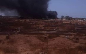 شاهد.. تفجير سيارة مفخخة في مدينة بنغازي الليبية