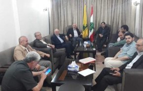 وفد ’جائزة فلسطين الدولية الايرانية’ في بيروت