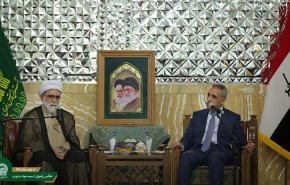 رئيس مجلس القضاء الأعلى العراقي يلتقي سادن العتبة الرضوية المقدسة