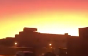 شاهد..حرائق سيبيريا تضيء سماء السعودية!
