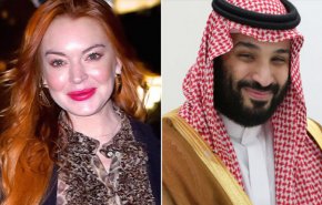 ماذا تفعل ليندسي لوهان على طائرة محمد بن سلمان؟