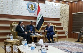 قائد الامن الداخلي الايراني يلتقي وزير داخلية العراق