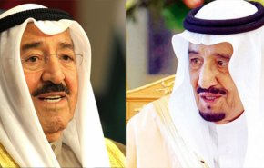 الملك سلمان يتصل بأمير الكويت للاطمئنان على صحته