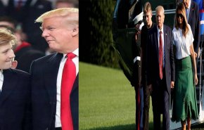 بالصور .. نمو سريع لابن ترامب يثير التعجب