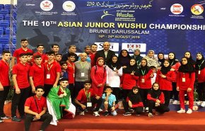 منتخب ناشئة وشباب ايران في المركز الثالث ببطولة آسيا للووشو