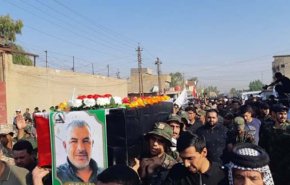 شاهد بالصورة والفيديو..تشييع مهيب لمسؤول الدعم اللوجستي للواء45بالحشد الشعبي