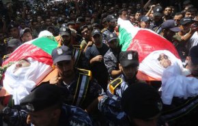 تشييع حاشد لشهداء الشرطة في غزة 